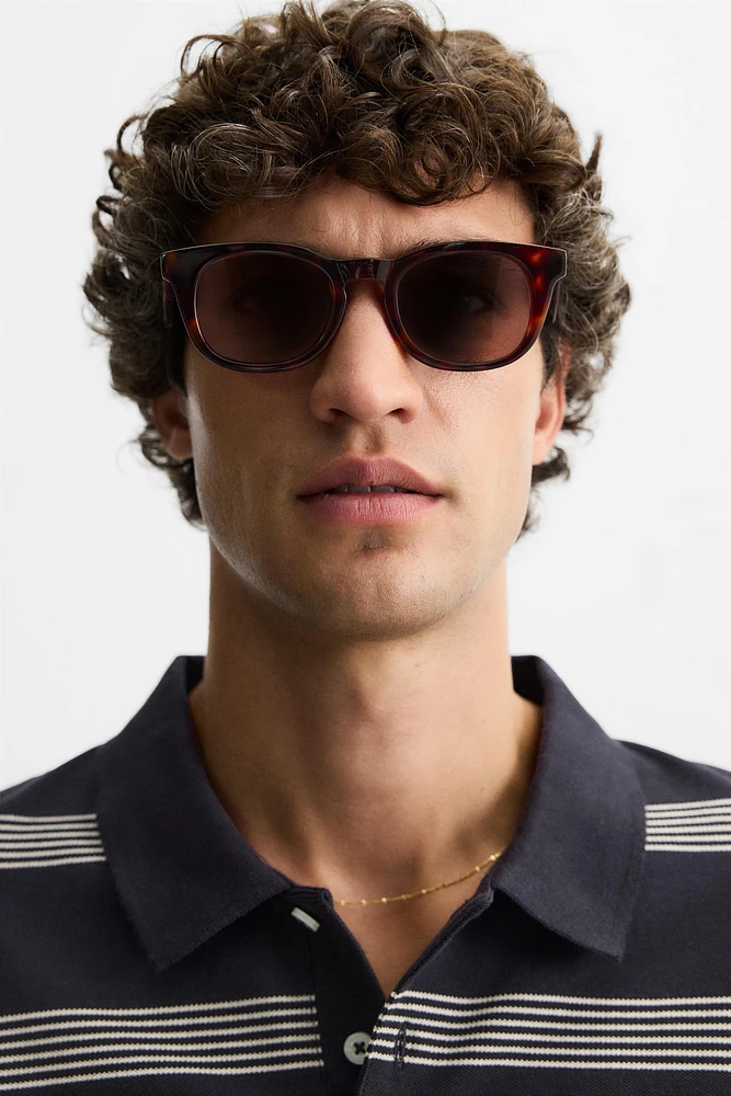 POLO PIQUÉ RAYURES