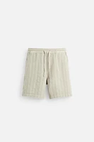BERMUDA JACQUARD RAYURES