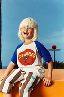 T-SHIRT À MANCHES RAGLAN ET PALMIER