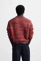 WOOL BLEND JACQUARD SWEATER