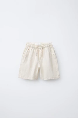 LINEN SHORTS