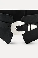 LEATHER SASH BELT