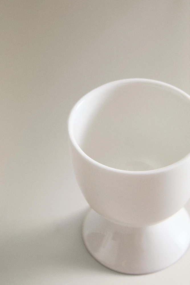 COQUETIER PORCELAINE BONE CHINA