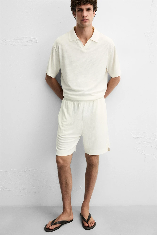 POLO STRUCTURE QUADRILLÉ