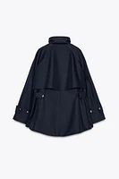 ZW COLLECTION CAPE JACKET WITH TAB DETAIL