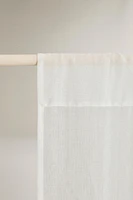 LOW OPACITY DOUBLE-WIDTH SHEER CURTAIN