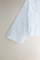 CHEMISE COTON FLEUR BRODÉES