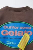 T-SHIRT IMPRIMÉ GLACE