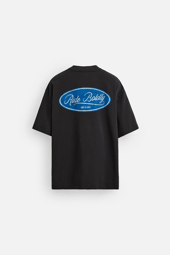 T-SHIRT À IMPRIMÉS BIMATIÈRE