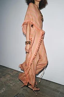 KAFTAN 100 % LIN POSITIONS MULTIPLES ZW COLLECTION