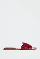 CROSSED LEATHER UPPER