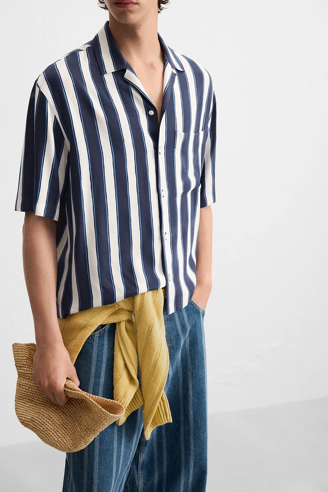 CHEMISE RAYURES VISCOSE