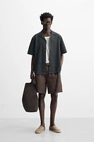 CHEMISE EN COTON ET LIN
