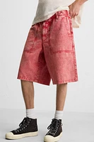 BERMUDA DÉLAVÉ RELAXED FIT