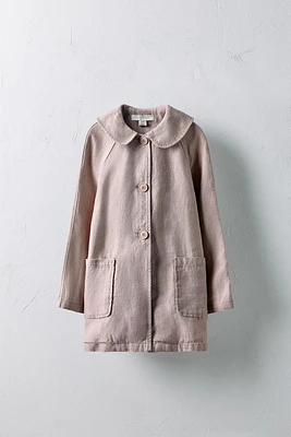 AGES -/ LIMITED EDITION 100% LINEN TRENCH COAT