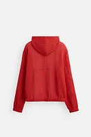 VESTE STRUCTURE OUVERTE CAPUCHE