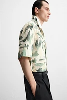 CHEMISE BRODERIE DÉCOUPÉE IMPRIMÉE