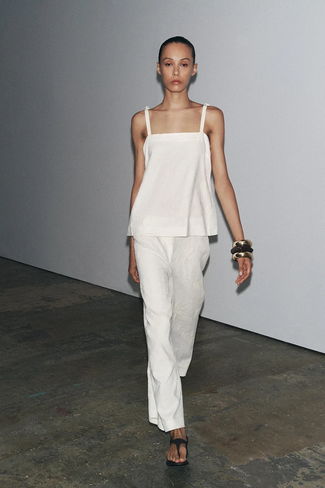 ZW COLLECTION EMBROIDERED CULOTTES