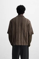 OPEN WEAVE POLO SHIRT