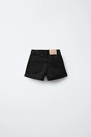 STRETCH DENIM SHORTS