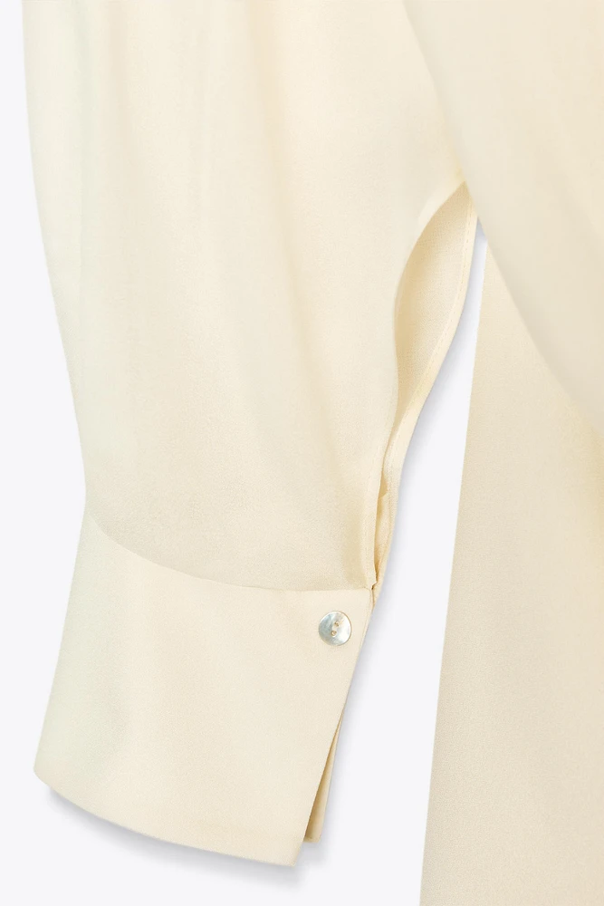 CHEMISE CAPE À NŒUD ZW COLLECTION