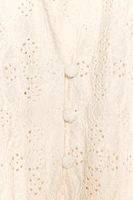 ROBE BRODÉE CEINTURE