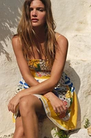 ROBE EN POPELINE IMPRIMÉE FRUITS