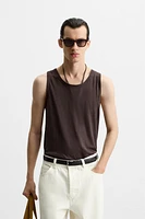 100% LINEN TANK TOP