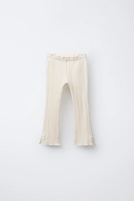 SIDE STRIPE TIE FLARE PANTS