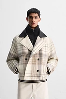 TRENCH CROPPED FIT À CARREAUX ÉDITION LIMITÉE