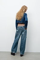 TRF MID WAIST BAGGY BALLOON JEANS