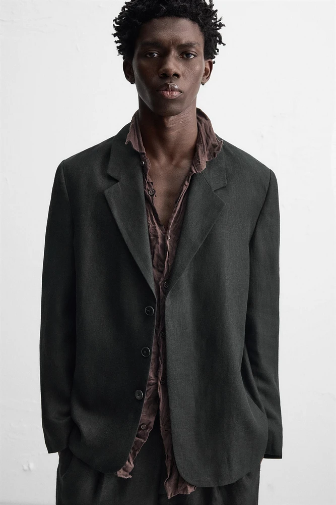 BLAZER DE COSTUME 100 % LIN