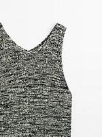 Long flecked knit dress - Limited Edition