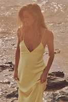 ROBE MIDI SATINÉE