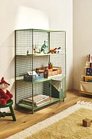 CHILDREN’S METAL SHELVING UNIT WITH DOORS