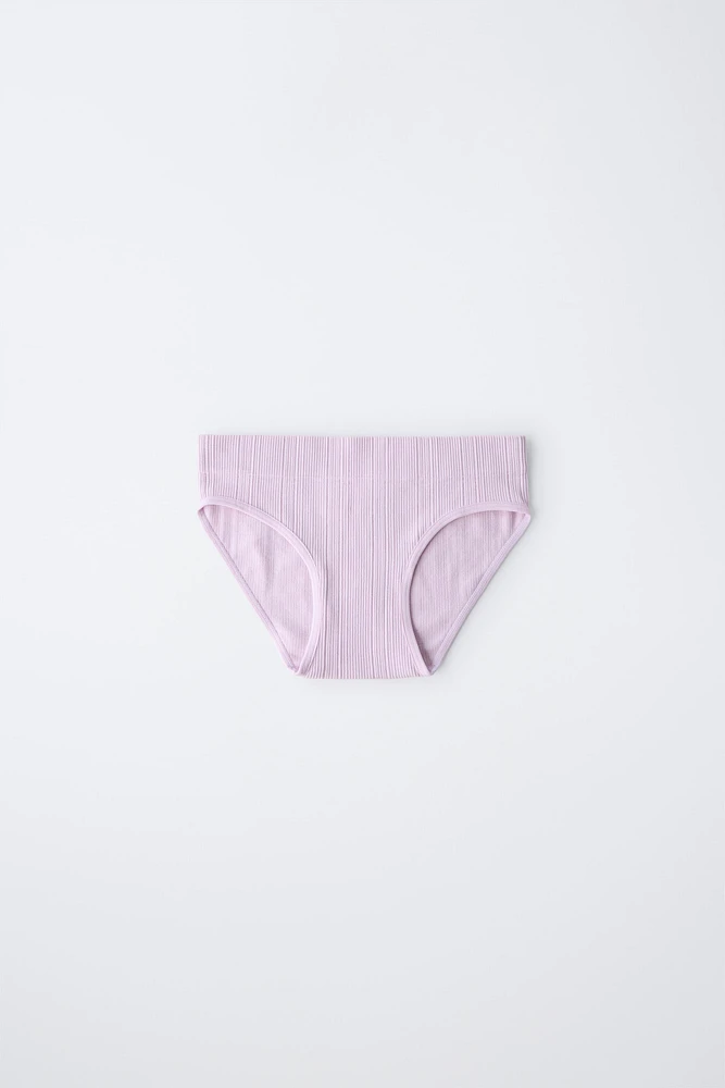 8-14 ANS/ LOT DE TROIS CULOTTES SEAMLESS