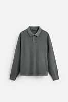 PIQUÉ TEXTURED POLO SHIRT