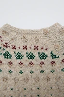 JACQUARD KNIT SWEATER