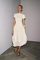 BALLOON COMBINATION DRESS