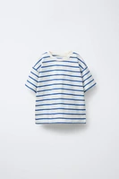 TWO-PACK OF STRIPED AND PLAIN T-SHIRTS