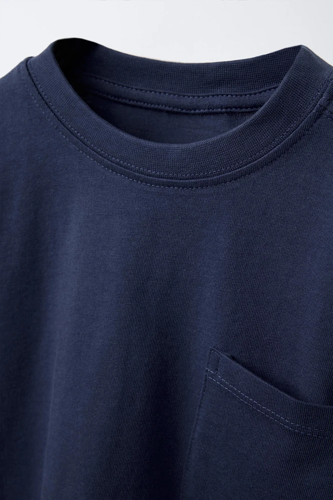 PLAIN POCKET T-SHIRT