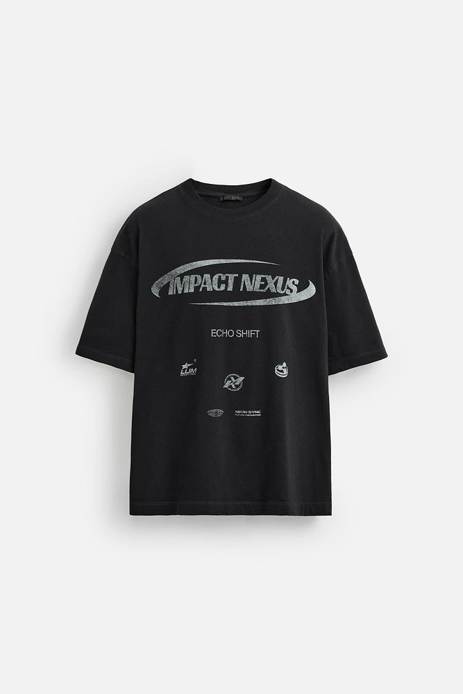 T-SHIRT DÉLAVÉ IMPRIM