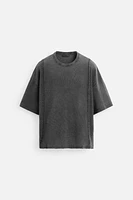 WASHED KNIT T-SHIRT