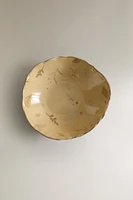 STONEWARE BOWL WITH DESIGNS