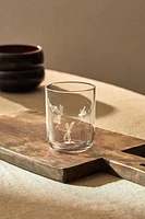 VERRE MOTIF LIBELLULE