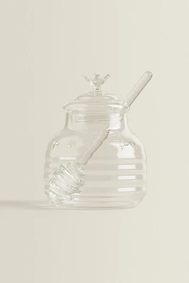 BUMBLEBEE BOROSILICATE GLASS HONEY JAR