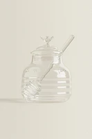 BUMBLEBEE BOROSILICATE GLASS HONEY JAR
