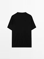 Silk blend knit T-shirt - Limited Edition