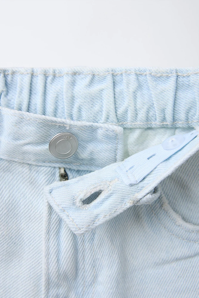 BERMUDA EN DENIM DÉCHIR
