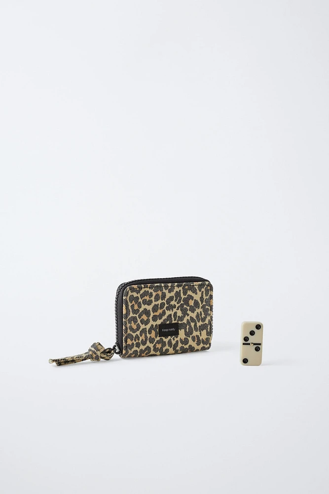 PORTEFEUILLE ANIMAL PRINT